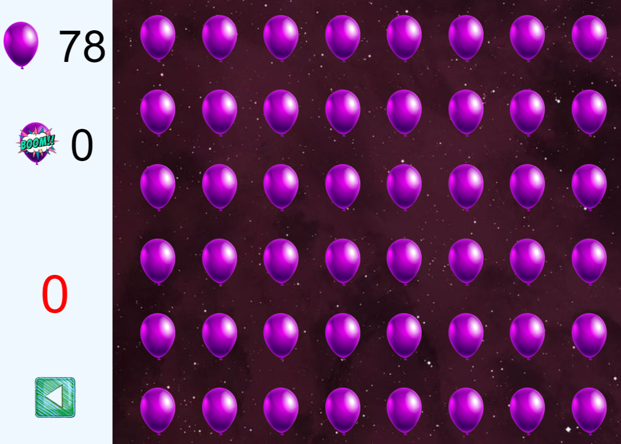 Jogo dde estourar Balões